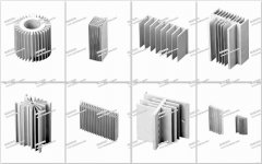 鋁型材單獨開模-散熱器